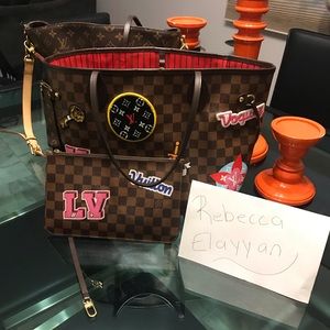 Louis Vuitton patches neverfull 2018